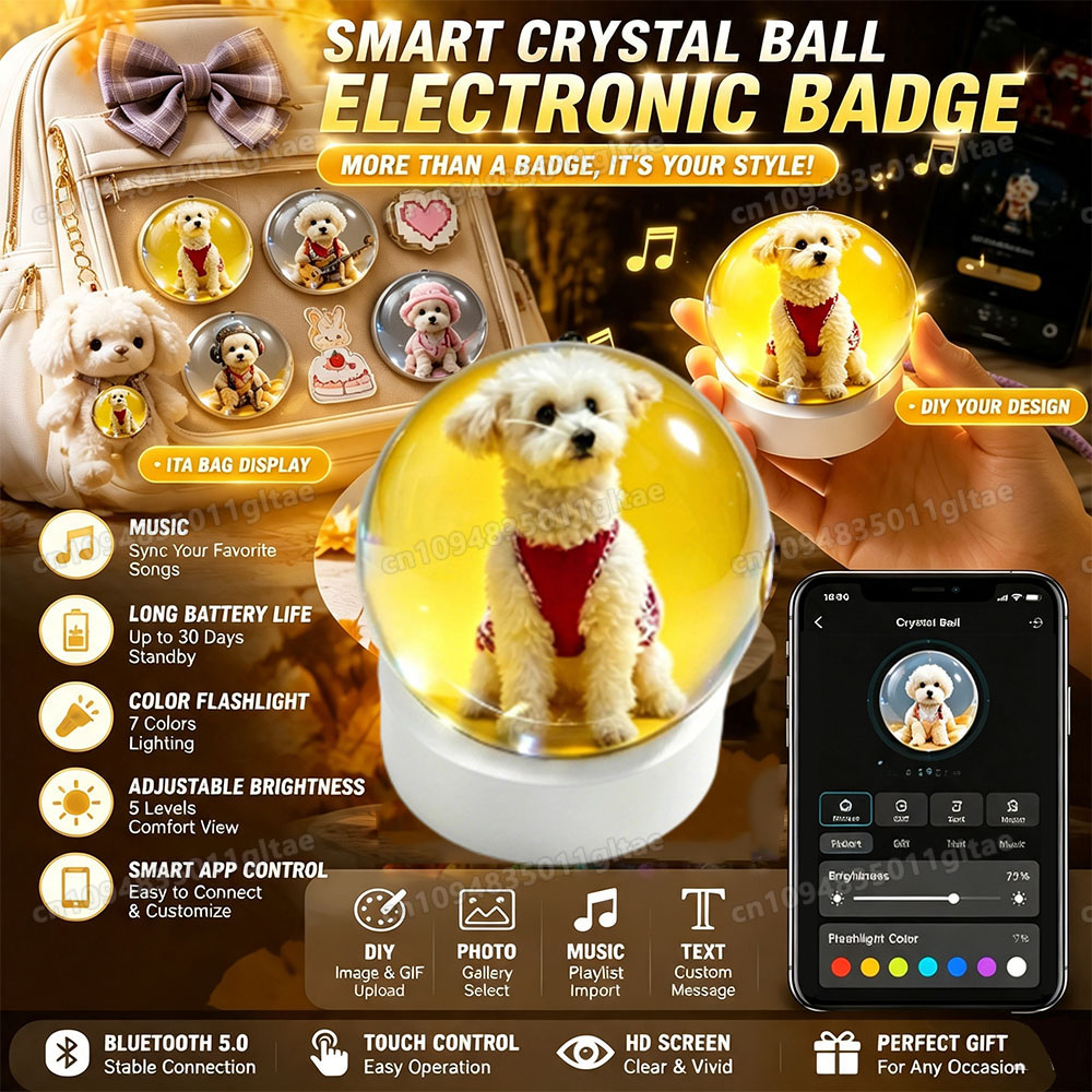 Diy Electronics Videos - 3D Bluetooth Upgraded Version Crystal Ball
