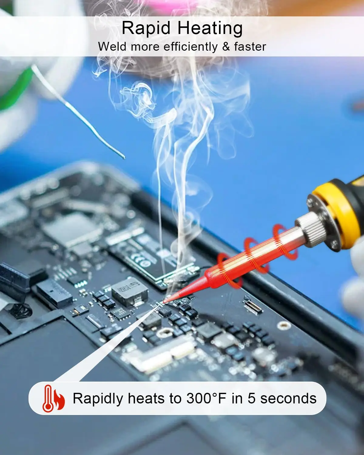 Portable Soldering Iron Kit Co - огляд і ціна Diy Electronics Tools
