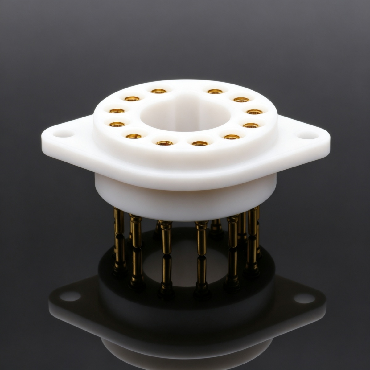 EIZZ 12 Pin PTFE Vacuum Electr - огляд і ціна Diy Electronics Holder