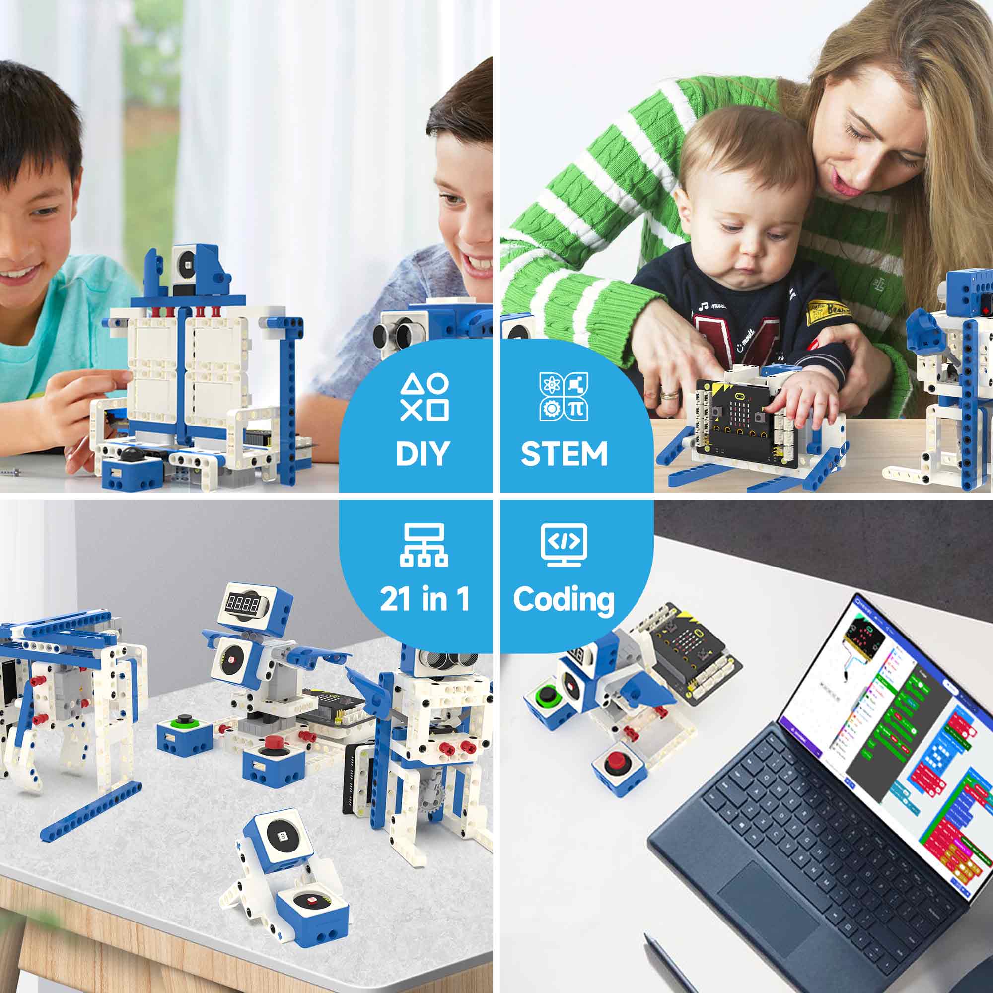 Microbit V2 Smart Robot Car Ki - огляд і ціна Diy Electronics Projects For Kids