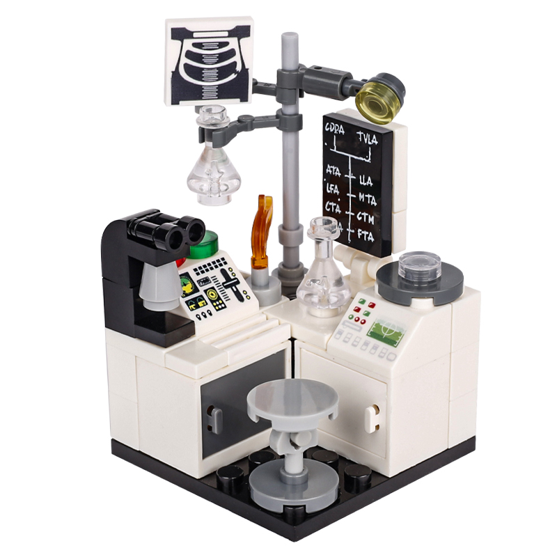 MOC City Laboratory Lab Buildi - огляд і ціна Diy Electronics Workbench
