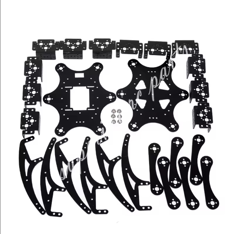 18 DOF Aluminium Hexapod Spide - огляд і ціна Diy Robot Electronics Kit