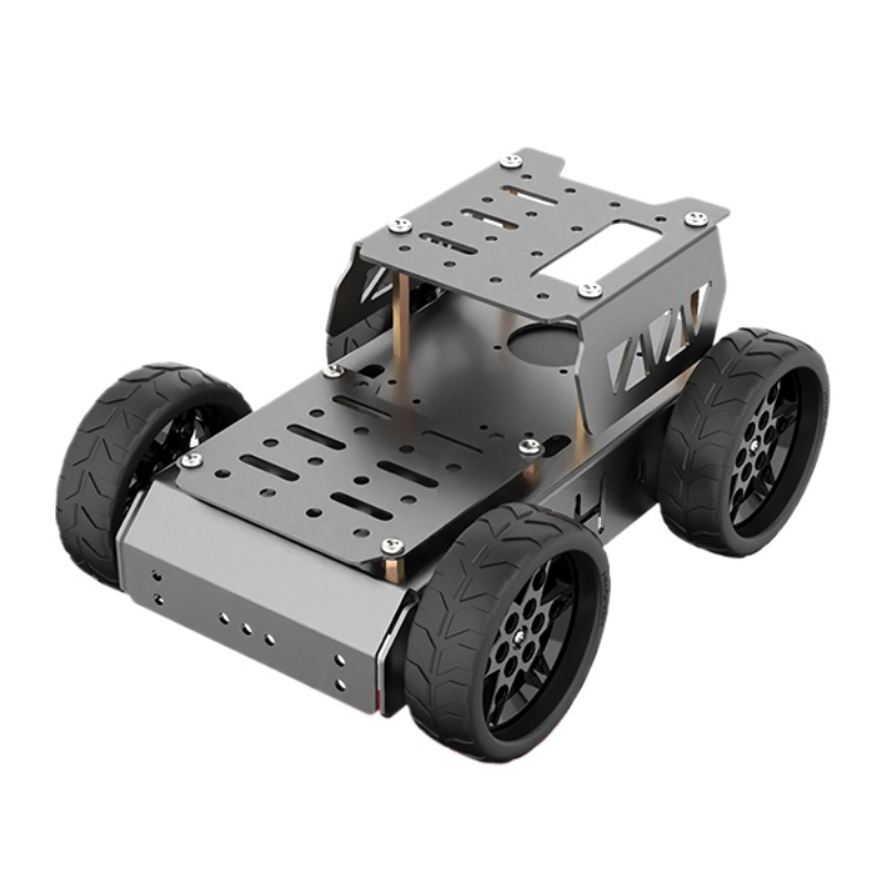 Four-wheeled Electric Cart Alu - огляд і ціна Diy Robot Electronics Kit