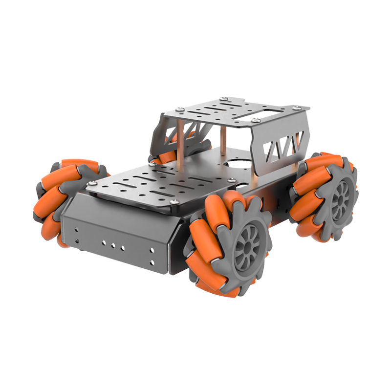 Four-wheeled Electric Cart Alu - огляд і ціна Diy Robot Electronics Kit