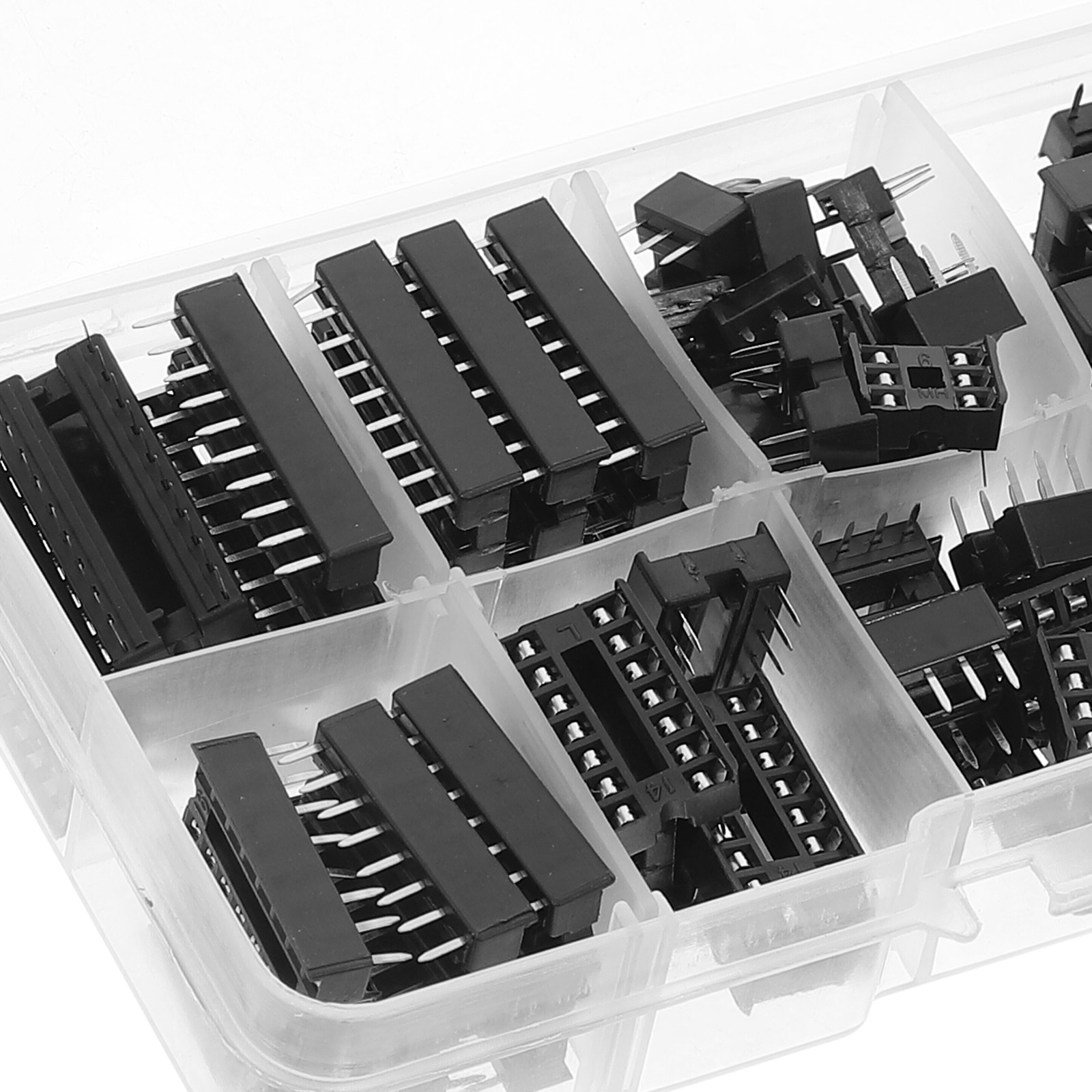 Ic Socket Set Dip 6 8 14 16 18 - огляд і ціна Diy Electronics Holder