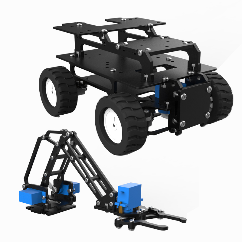 Acrylic 4WD Robot Car Motor Ac - огляд і ціна Diy Robot Electronics Kit