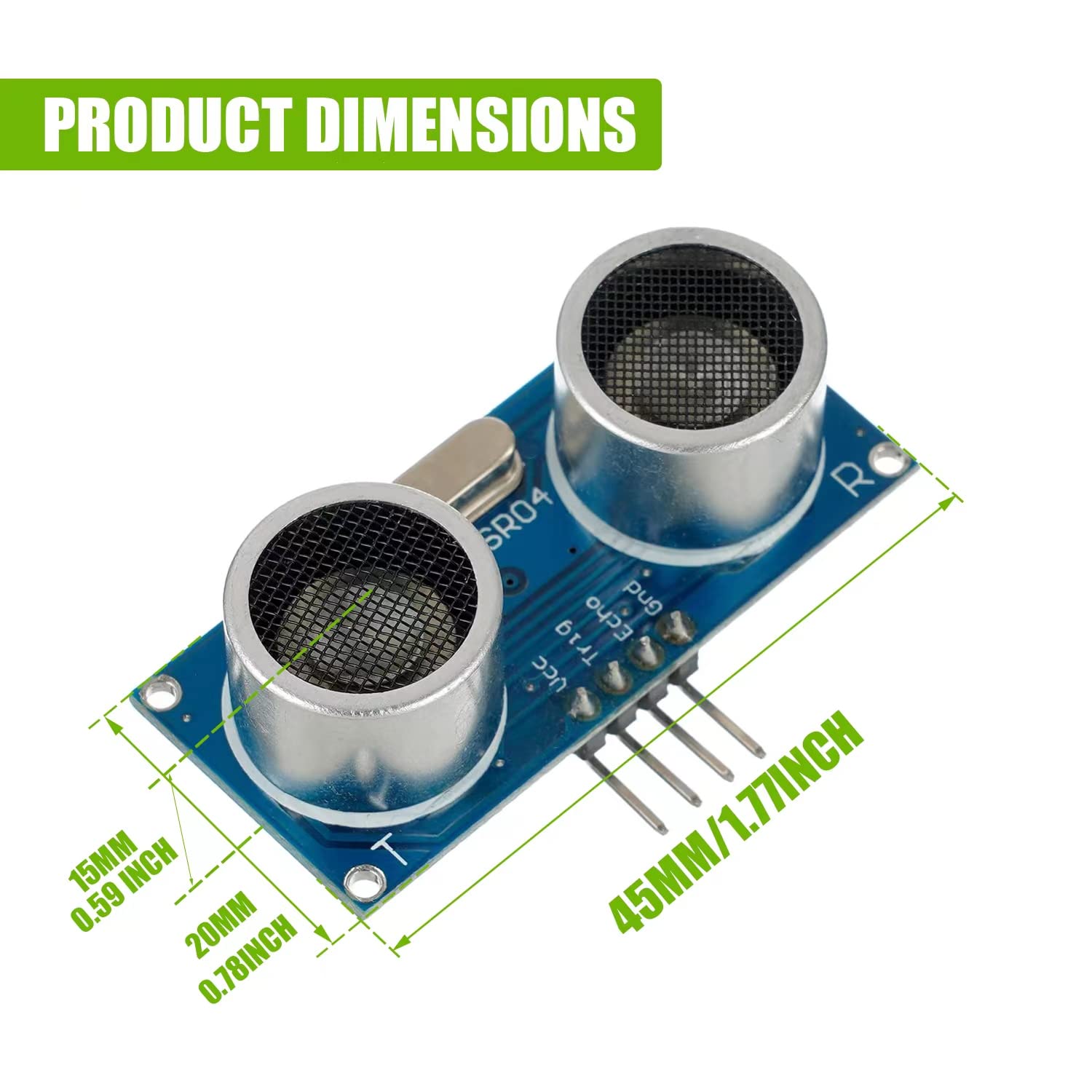 10pcs HC-SR04 Ultrasonic Senso - огляд і ціна Ultrasonic Sensor Hc
