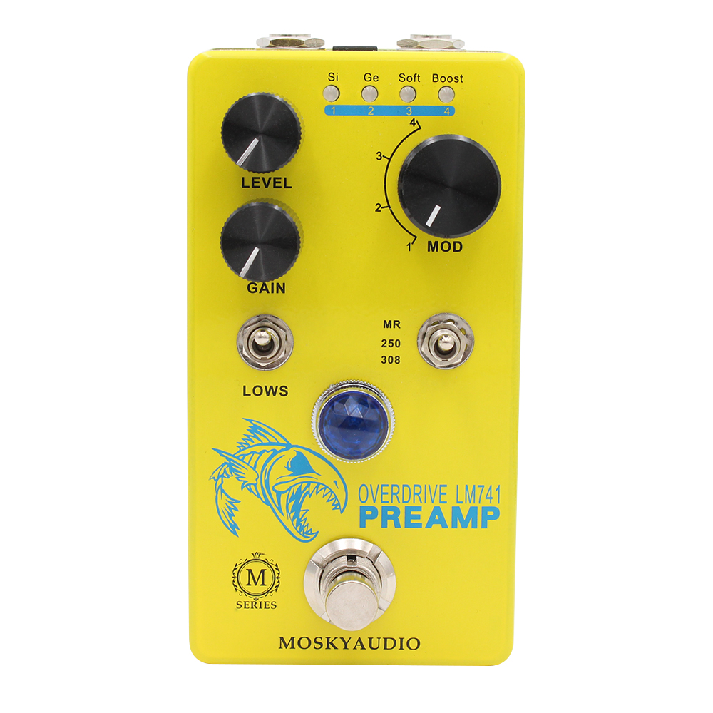 MOSKY LM741 Preamp Guitar Peda - огляд і ціна Diy Guitar Electronics