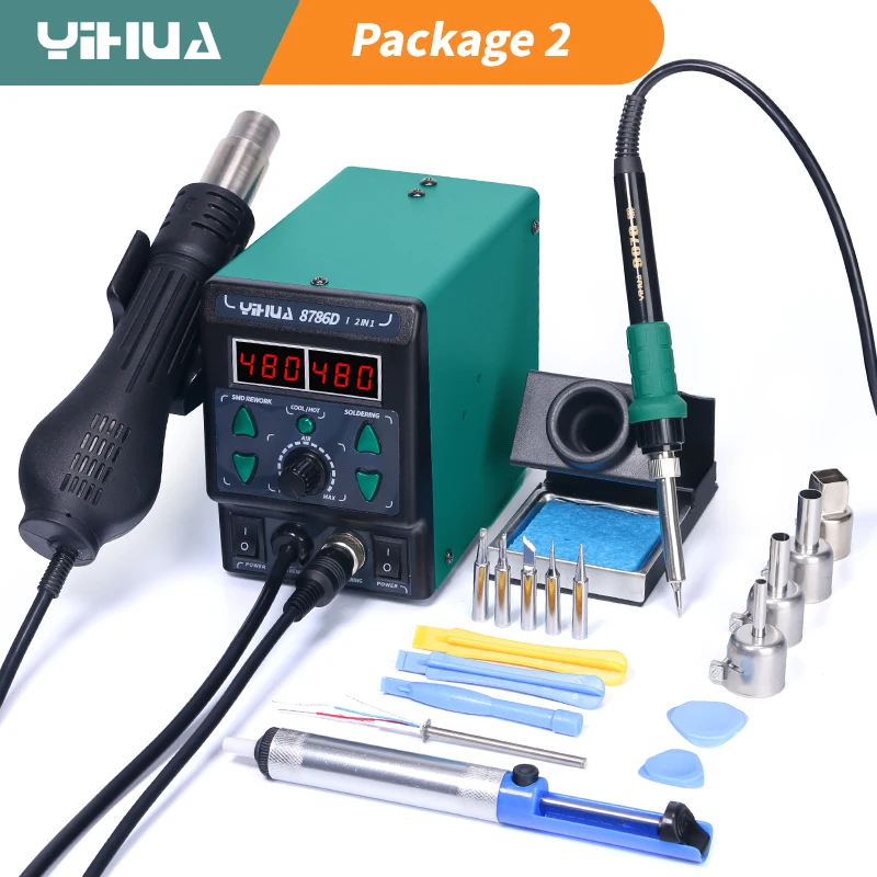 YIHUA 8786D Soldering Iron Hot - огляд і ціна Diy Electronics Tools