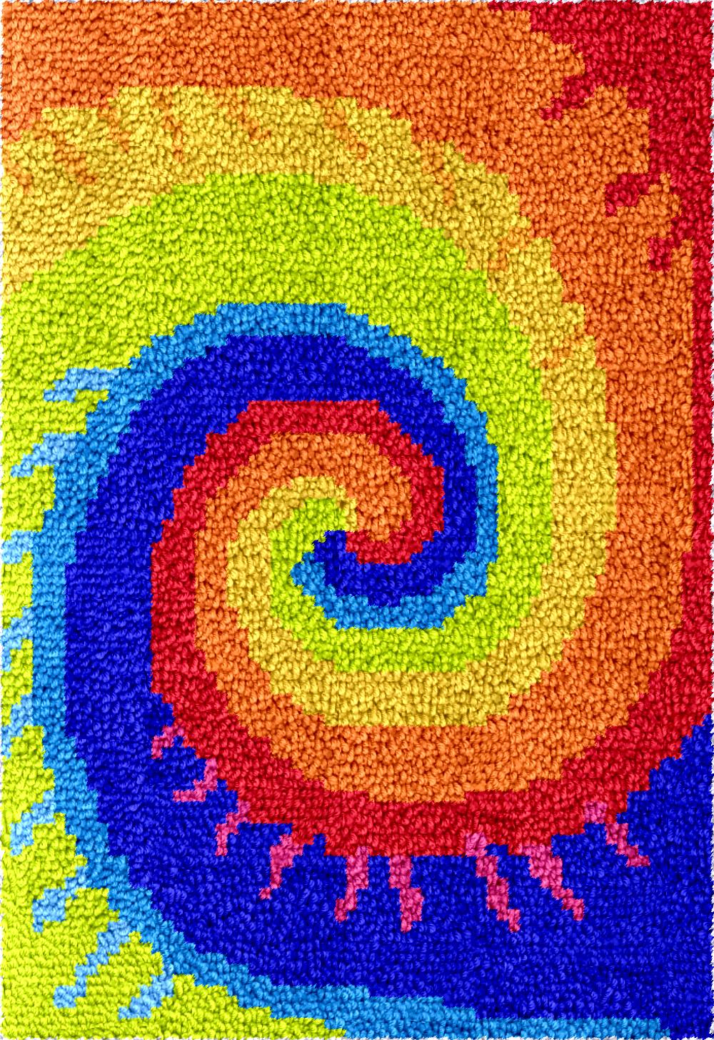 Rainbow large Diy Latch hook r - огляд і ціна Hobby Diy Electronics Kit