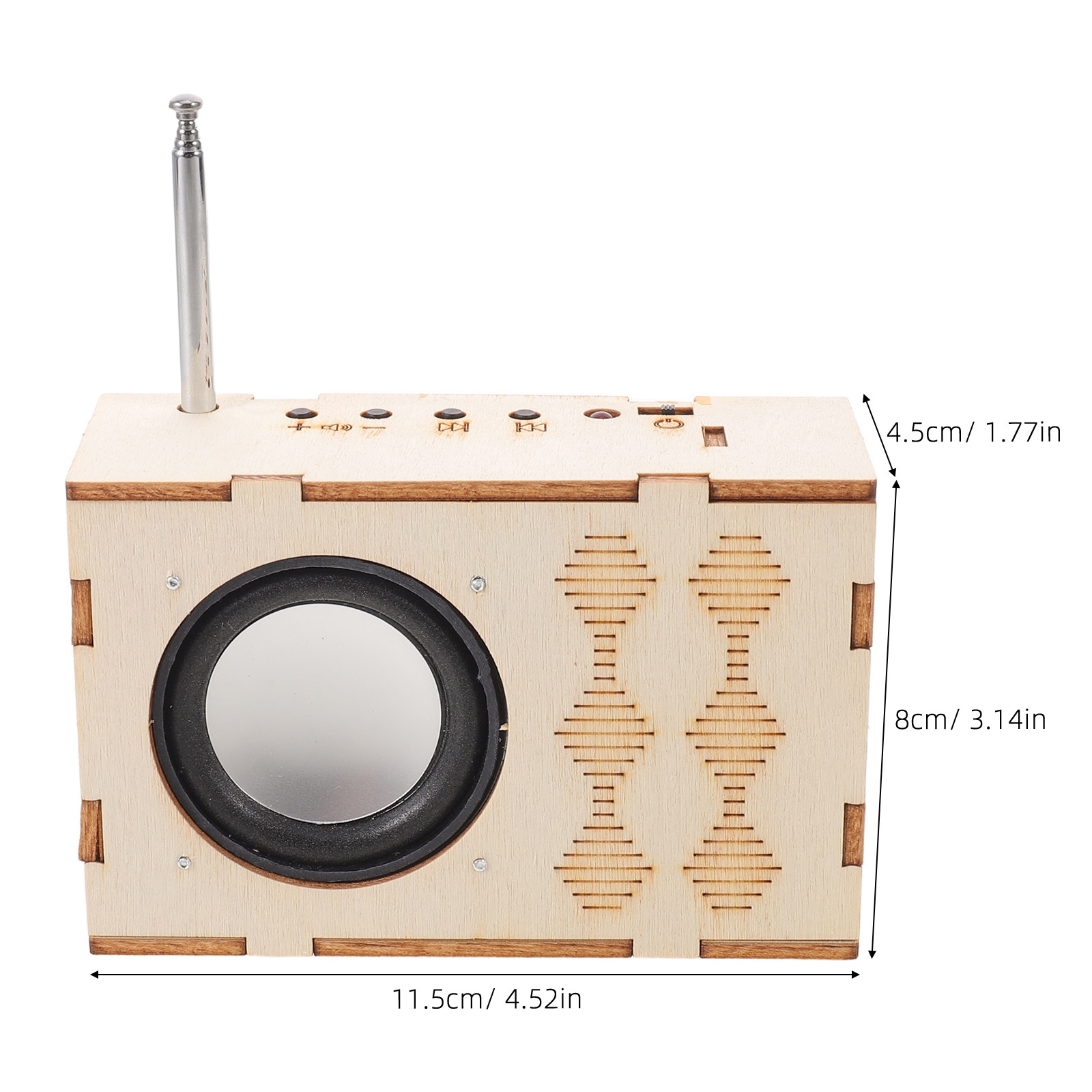 Wooden Stem Radio Kit DIY 3D P - огляд і ціна Diy Electronics Projects For Kids