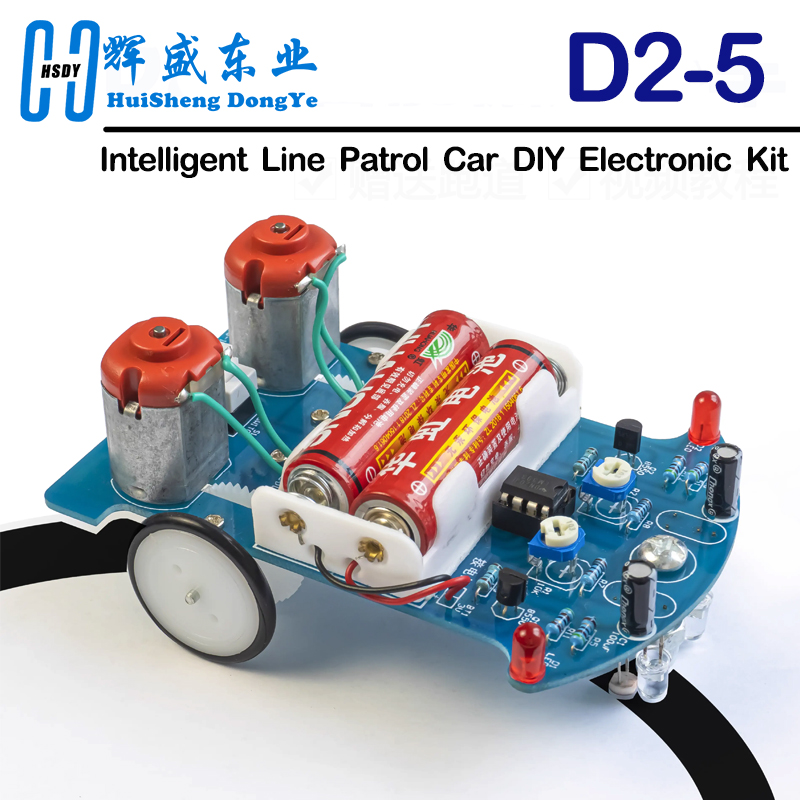 D2-5 Intelligent Track Car Ele - огляд і ціна Diy Electronics Workbench