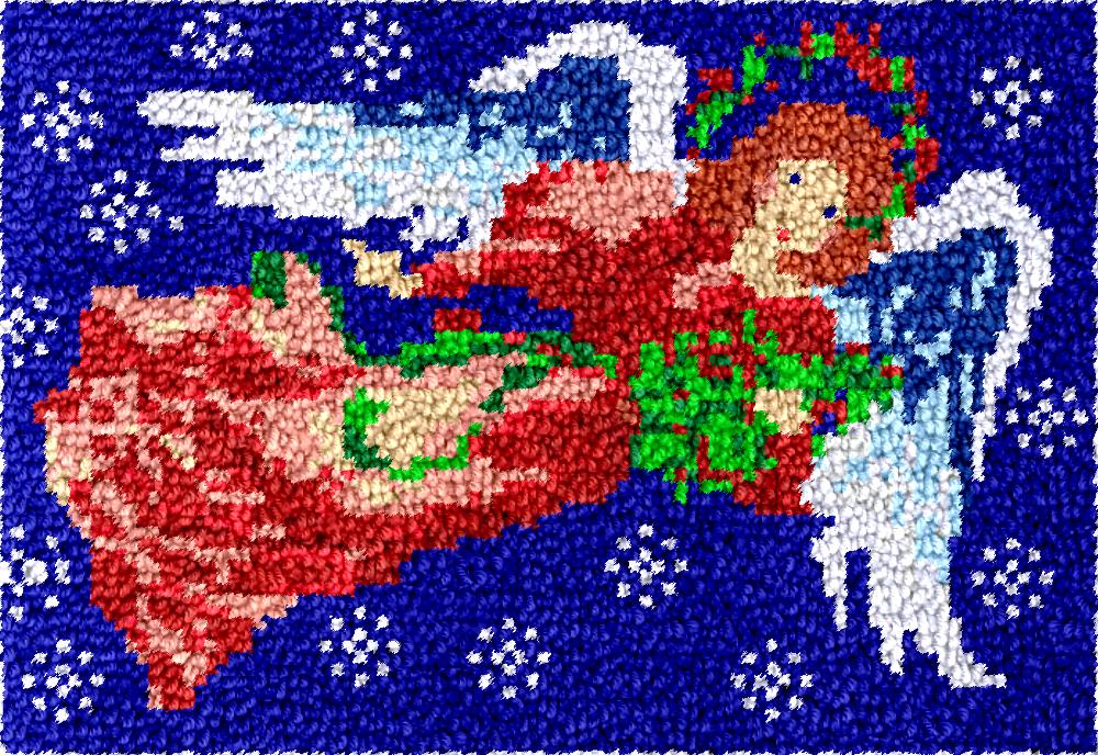 smyrna large Latch Hook Rug Ki - огляд і ціна Hobby Diy Electronics Kit