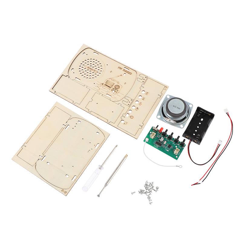 【BS】DIY Wooden FM Radio Kit Vi - огляд і ціна Diy Electronics Projects For Kids