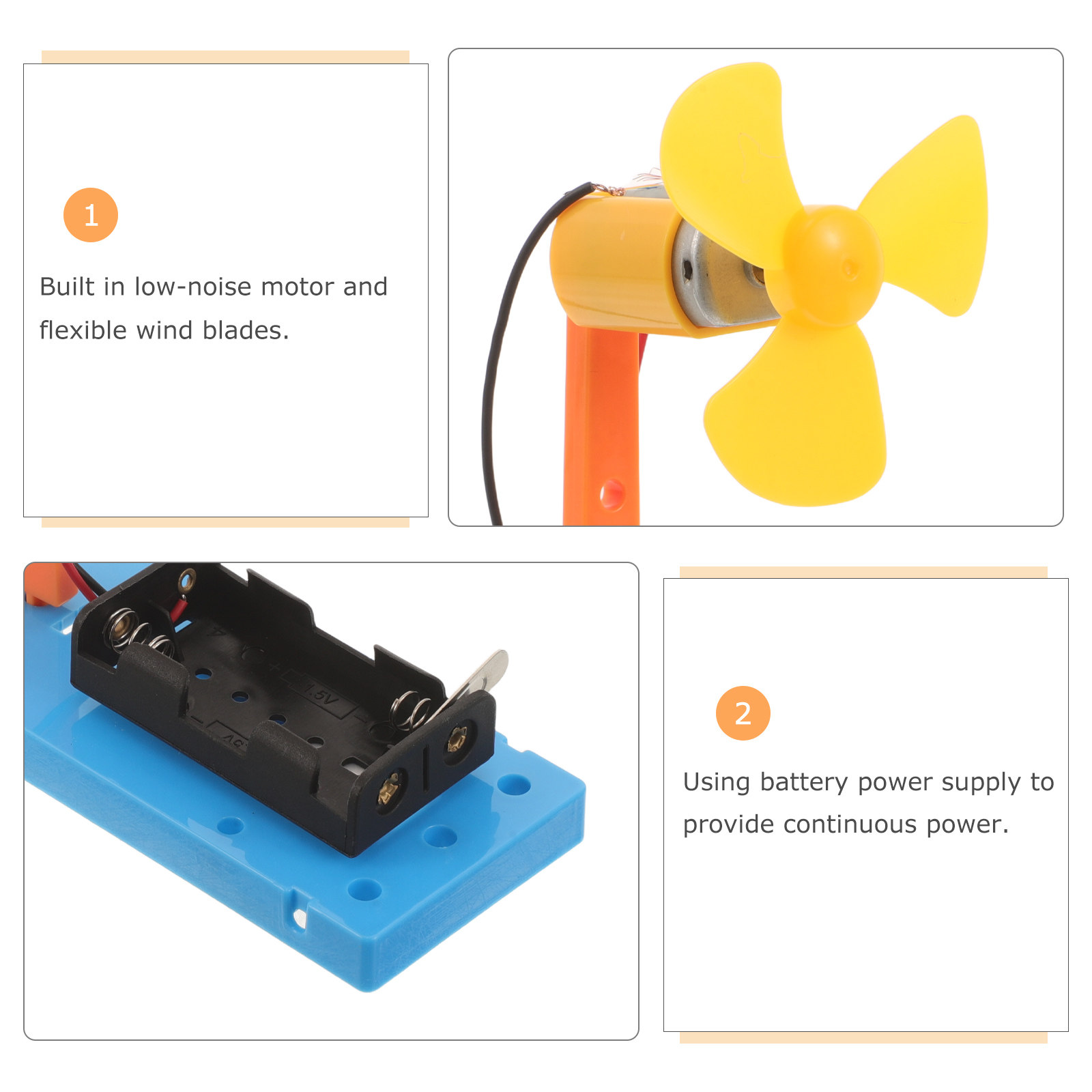 Mini Electric Fan Science Kit  - огляд і ціна Diy Electronics Projects For Kids