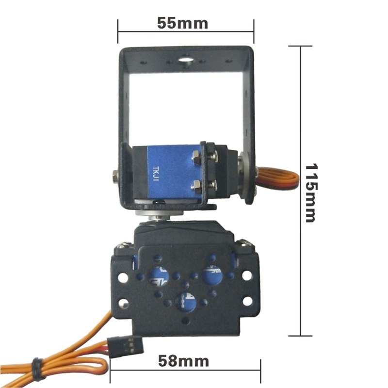 2 DOF Robotic Pan And Tilt Ser - огляд і ціна Diy Robot Electronics Kit