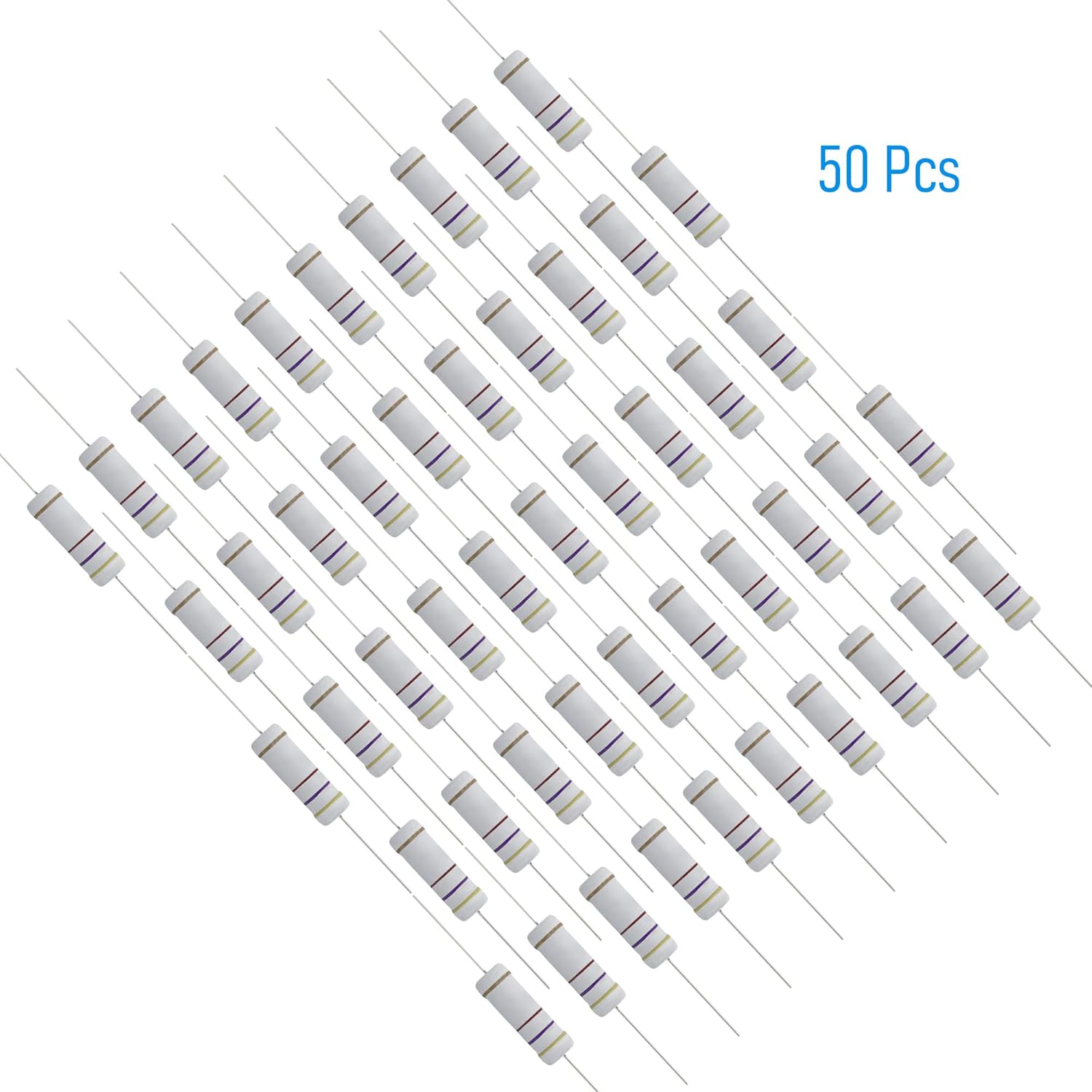 50PCS 470 Ohm Resistor Axial L - огляд і ціна Diy Electronics Videos